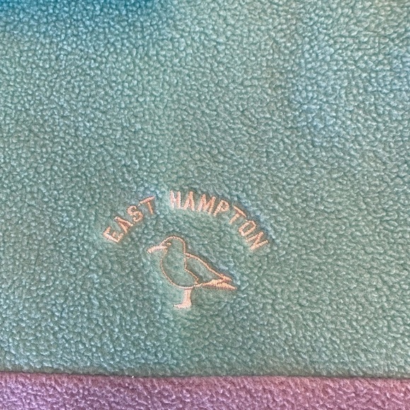 sweater in turquoise and pink polar fabric - Picture 6 of 8